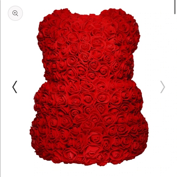 Dose of Roses Red Rose Bear Medium - Picture 4 of 4